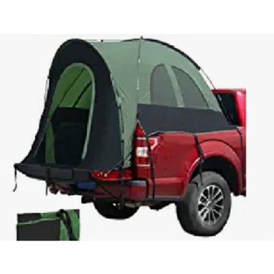 Tail Tent for Fishing and – Avtomobil dam çadırları - pickup-truck-tent-small-green-3-4
