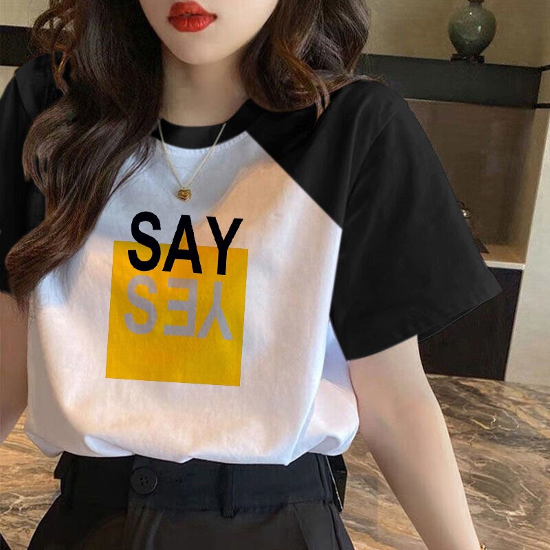 Assorted Women's Short-Sleeve T-Shirts, Live Broadcast, Street Stalls, Physical Stores, Women's Clothing Wholesale, New Spring, Summer, Autumn Clothing Wholesale Supply