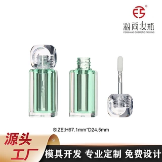 高透亮方形厚壁唇釉管唇彩管唇油管唇蜜管遮瑕液瓶粉尚彩妆包材