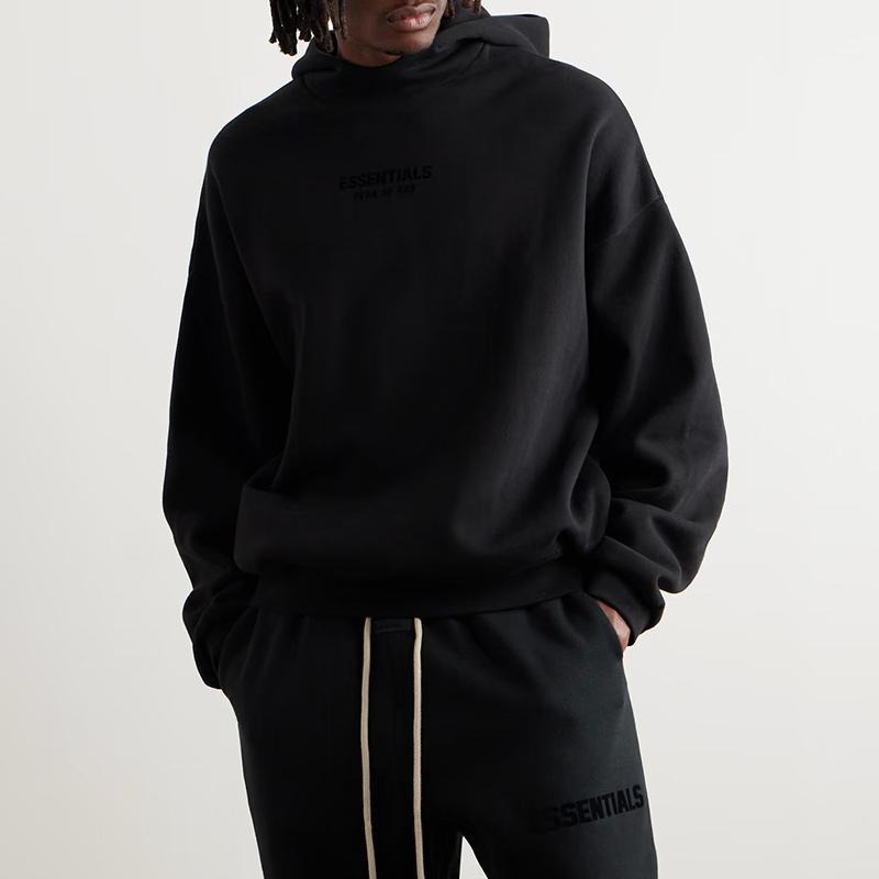 FOG multi-line ESSENTIALS HHH Marca de moda americana High Street Casual Suelto Forro polar Otoño e Invierno Sudadera con capucha para hombres