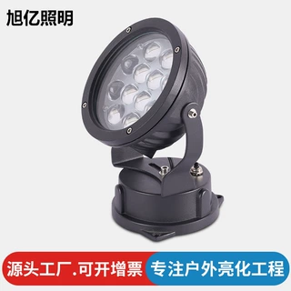 加工定制 led户外聚光投光灯 酒店外墙射灯亮化墙角灯远程投射灯