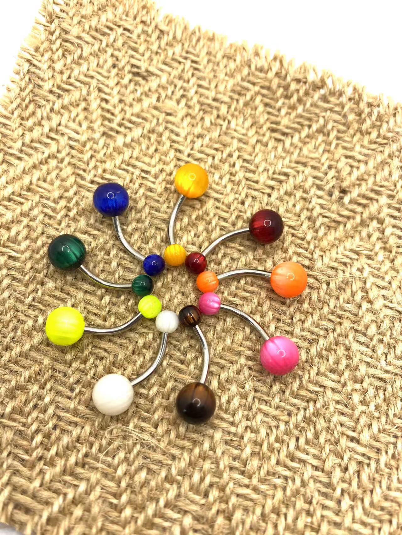 Classic Zircon Cat-eye Navel Ring Piercing For Elegant Style_voghion.com