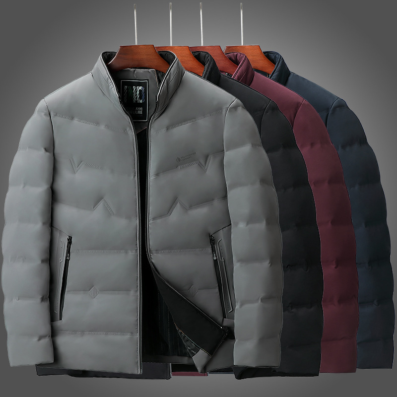 Brand Men's Autumn and Winter down Jacket Large Size New Lightweight 90 White Duck down Stand Collar Jacket Warm Top down Jacket