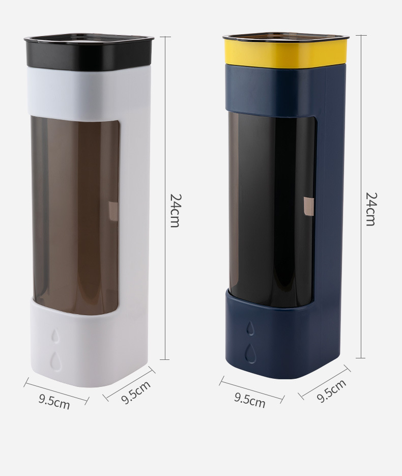 一次性杯子挂架纸杯架饮水机免打孔取杯器家用挂壁式防尘置物架子详情13