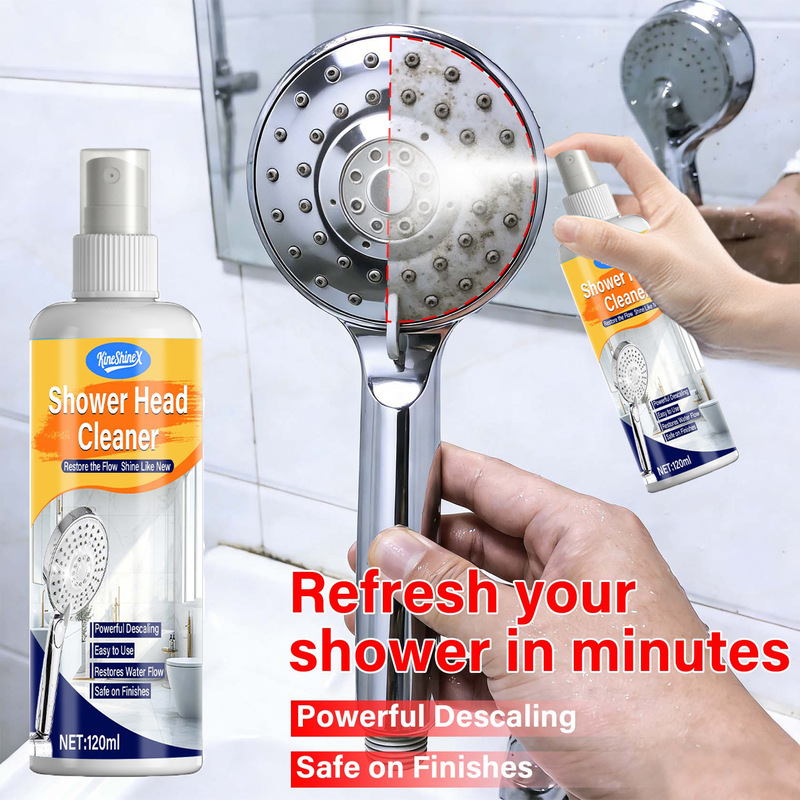 Bathroom Showerhead Scale Remover, Shower Faucet Cleaner, Clog Remover, Descaler, Prevents Water from Solidifying