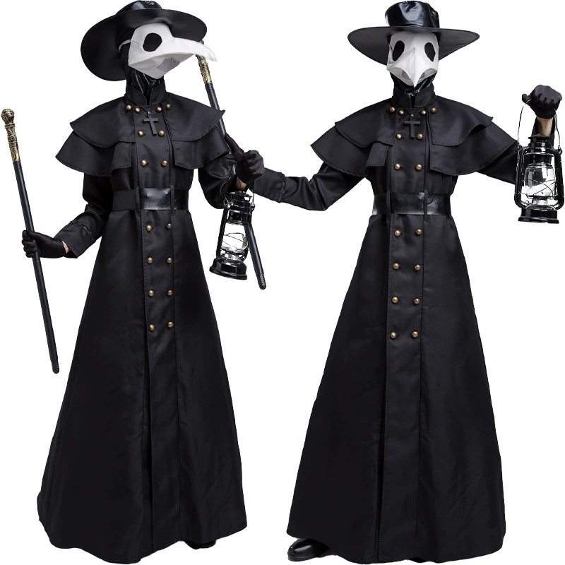 Doctor uniform, mask, halloween, punk style, European style