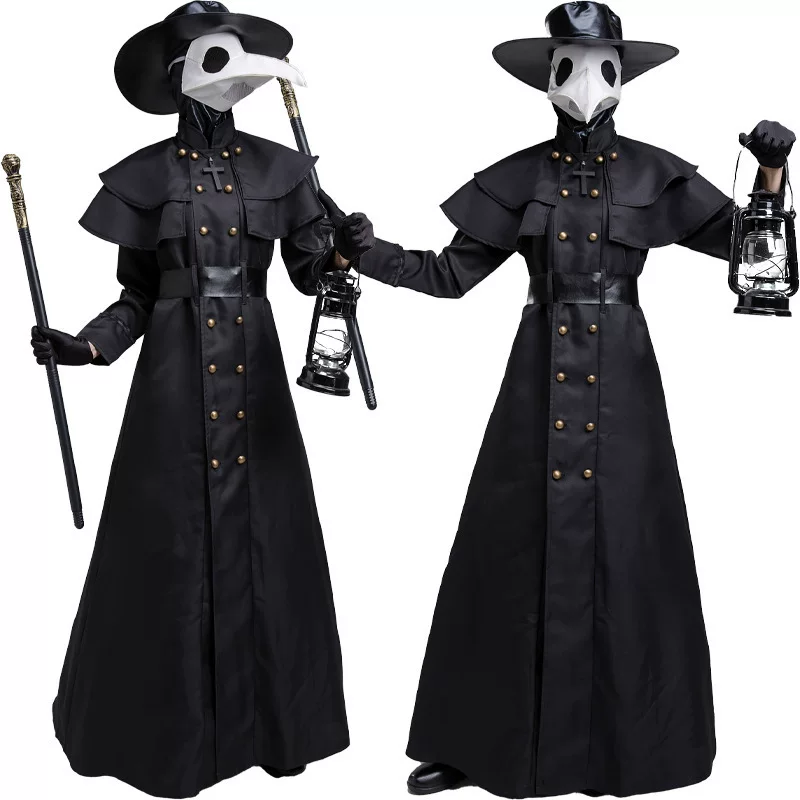 Doctor uniform, mask, halloween, punk style, European style