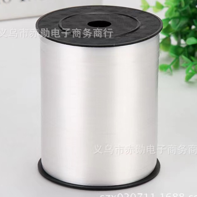 Venta al por mayor 250 tamaño llano globo cinta cumpleaños bandera tirar cuerda caja de regalo embalaje correa de plástico cuerda