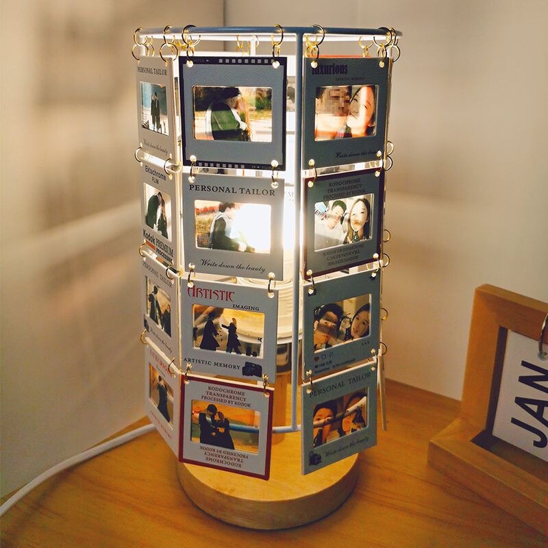 Creative DIY Handmade Reverse Photo Lamp Couple Birthday Gift Graduation Gift for Girls Boyfriend Best Friend