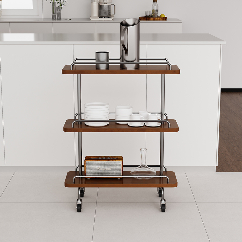 Caminillo de almacenamiento de estilo medieval movible sofá retro borde de varias ideas simples