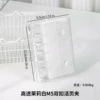 Highly transparent jasmine white M5 double-button binder