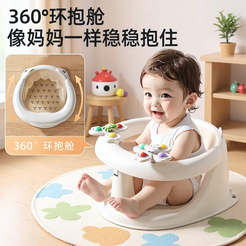 Asiento de baño para bebés, asiento de baño para bebés, taburete de baño, bañera de artefacto, asiento de baño para niños antideslizante