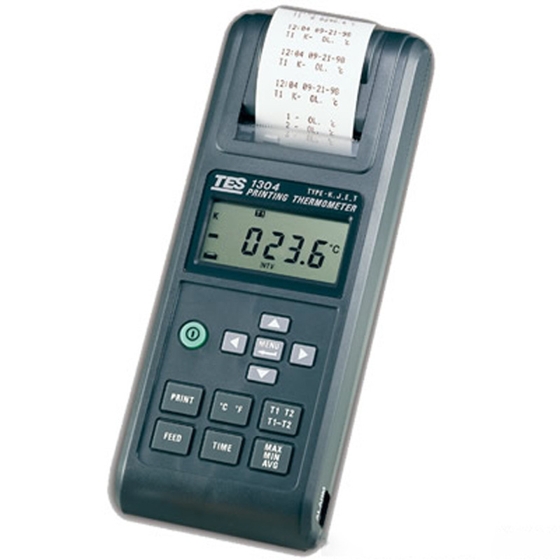 泰仕TES-1304 双通道温度计(现场列印)