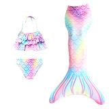 Ghnatygren Детский купальник, пляжный комплект для принцессы, 3 предмета