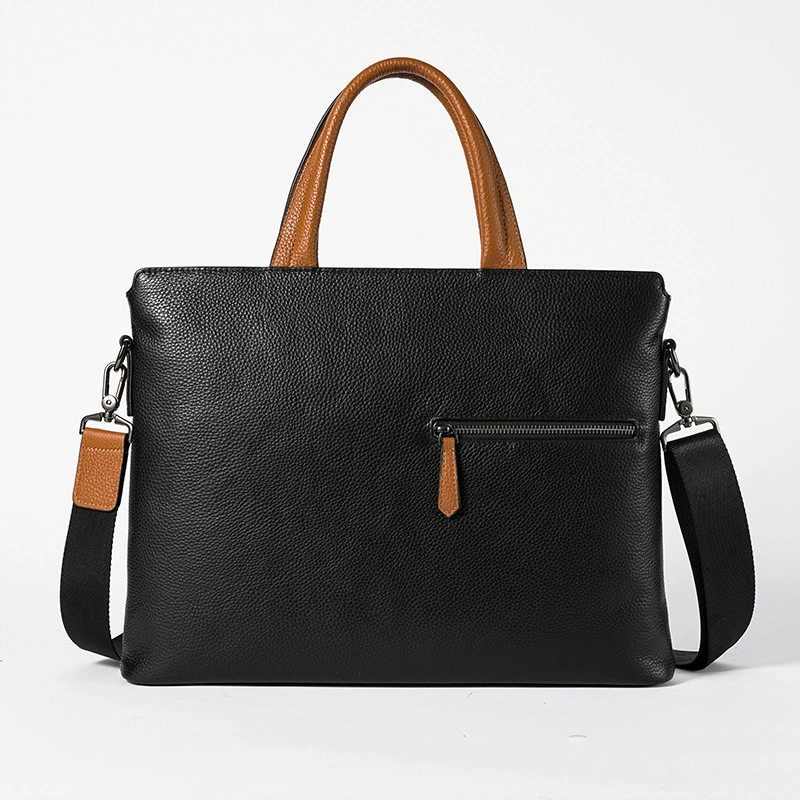 Bag, fashionable laptop for leisure, genuine leather, direct factory sales