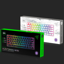 Razer雷蛇猎魂光蛛mini迷你版61键光轴电竞游戏笔记本RGB机械键盘