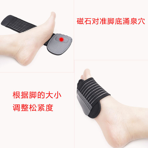 Upgraded Yongquan point massage magnet foot pad, massage forefoot pad, size adjustable sports magnet insole