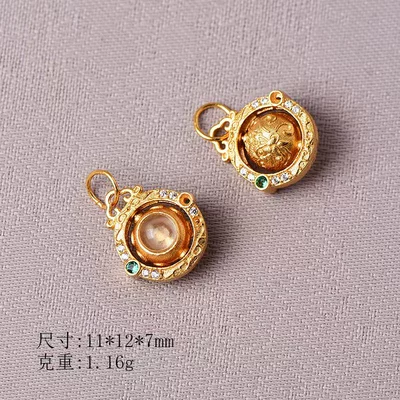 Zərgərlik ara hissələri: String Ornament DIY Handmade Bead - round-inlay
