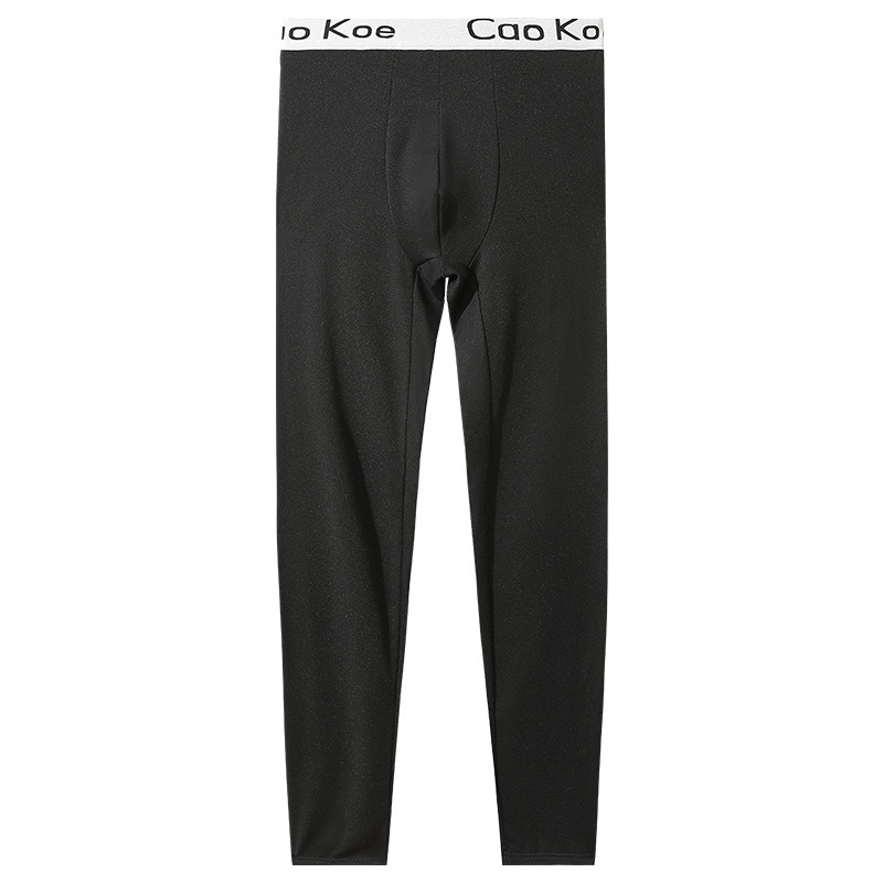 Pantalones cálidos de otoño e invierno para hombres de Long Johns nuevos pantalones largos forrados con forro polar sin costuras pantalones calientes para hombres pantalones largos engrosados para hombres