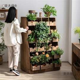 收纳柜储物柜客厅抽屉柜润家美式家居田园风可移动餐边柜实麦太保