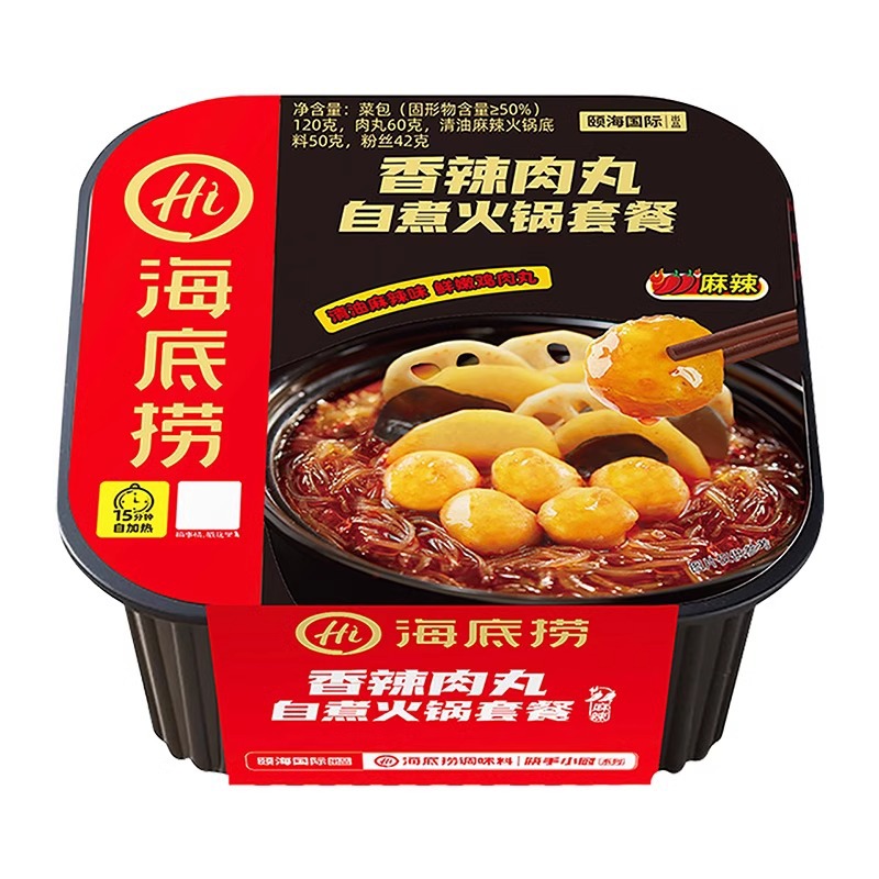 하이디라오 매운 미트볼 자가발열 전골 272g