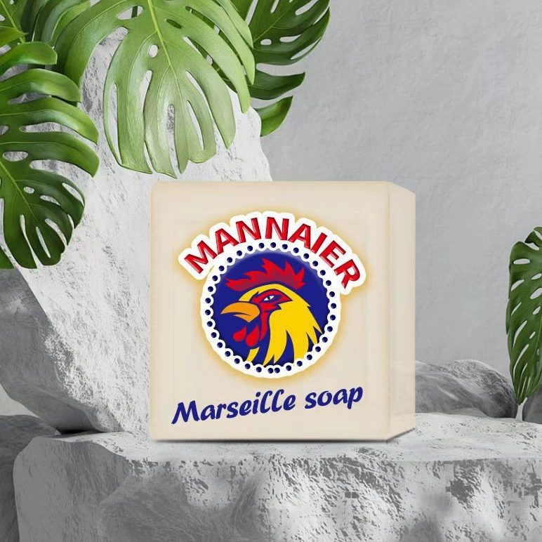 Мыло для стирки MANNAIER Rooster Marseille с кокосовым маслом, для нижнего белья и детской одежды, 300 г, импортное