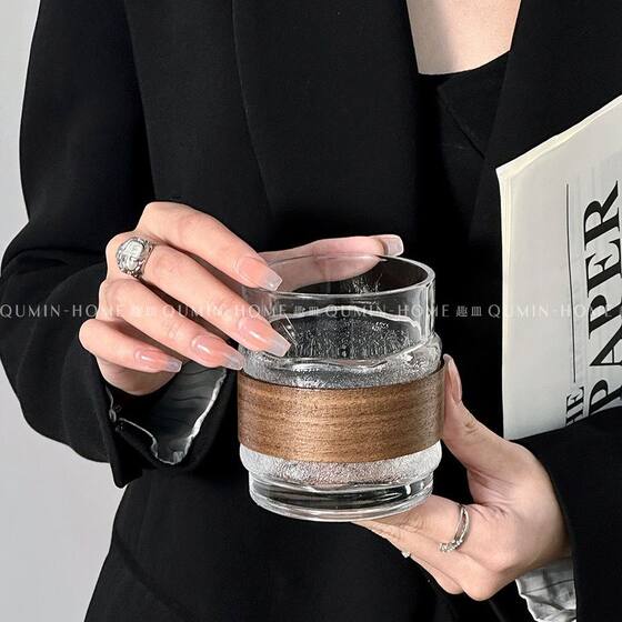ins Japanese-style high-grade hanging ice Cup high-looking cold drink cup niche design beer glass whiskey glass