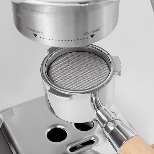 Coffee machine handle filter secondary water separation mesh stainless steel powder bowl water barrier sheet universal 51mm53mm58mm