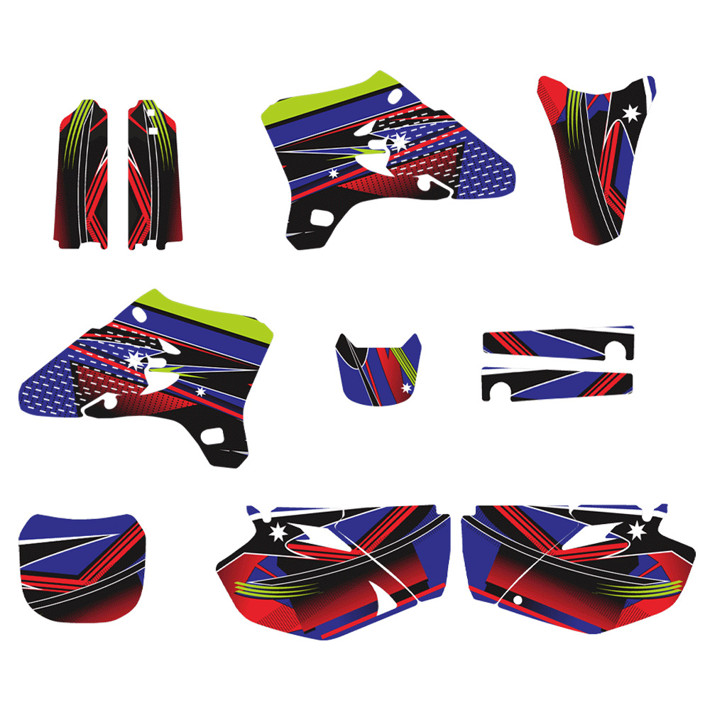 Aplicable a Yamaha YZF250 YZF450 YZ250F YZ450F 03-05 pegatinas para motocicletas todoterreno