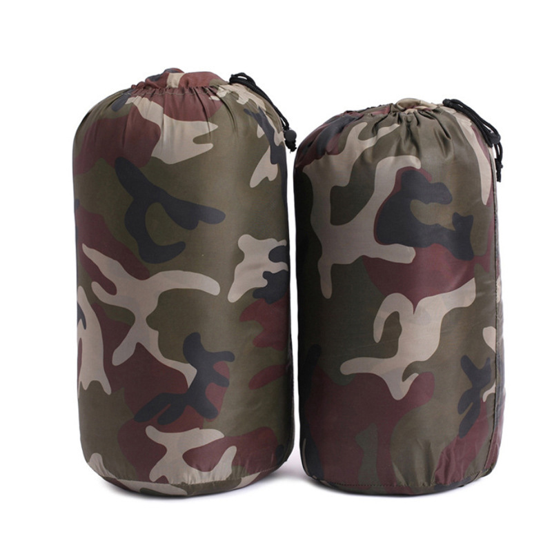 Transfronterizo solo movimiento de camuflaje bolsa de dormir de viaje de verano que acampa al aire libre sucio saco de dormir adulto portátil