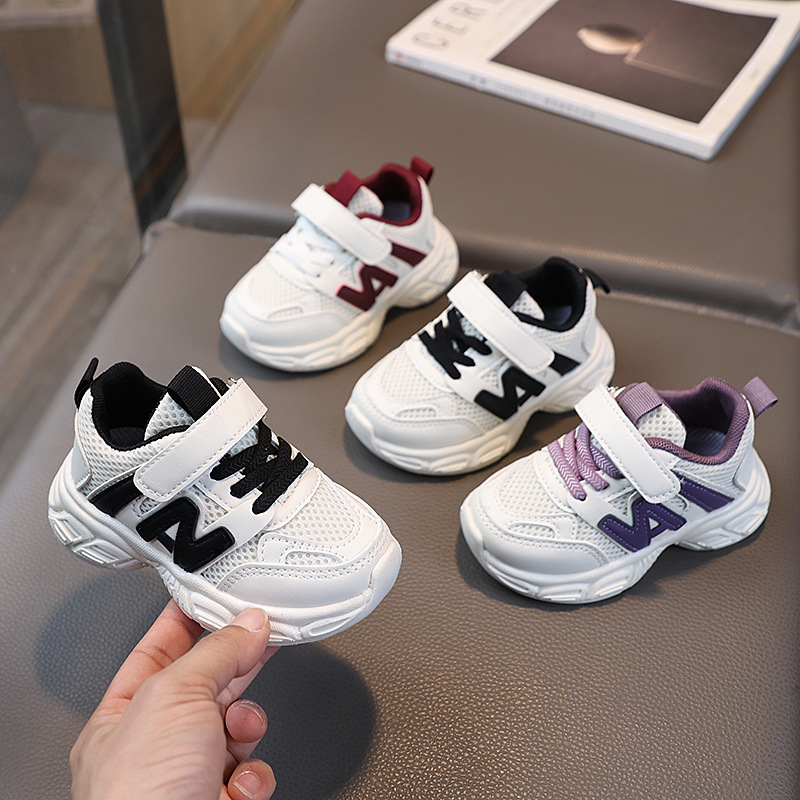 Spring 2025 New Children's sneaker 1-6 Years Old Boys' Mesh Running Shoes Soft Sole Girls' Torre Shoes