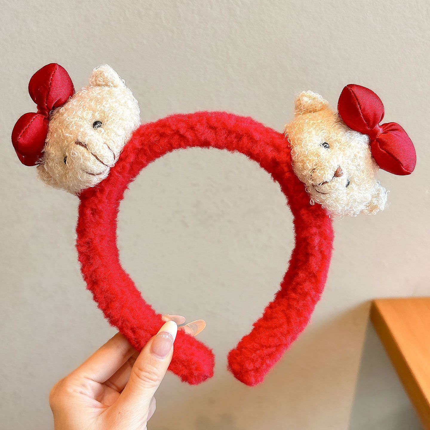 Diadema roja de Año Nuevo para mujer 2026, diadema moderna de alta calidad para otoño e invierno, diadema para lavarse la cara, horquilla para el cabello, accesorio para el cabello estilo Chanel image 35