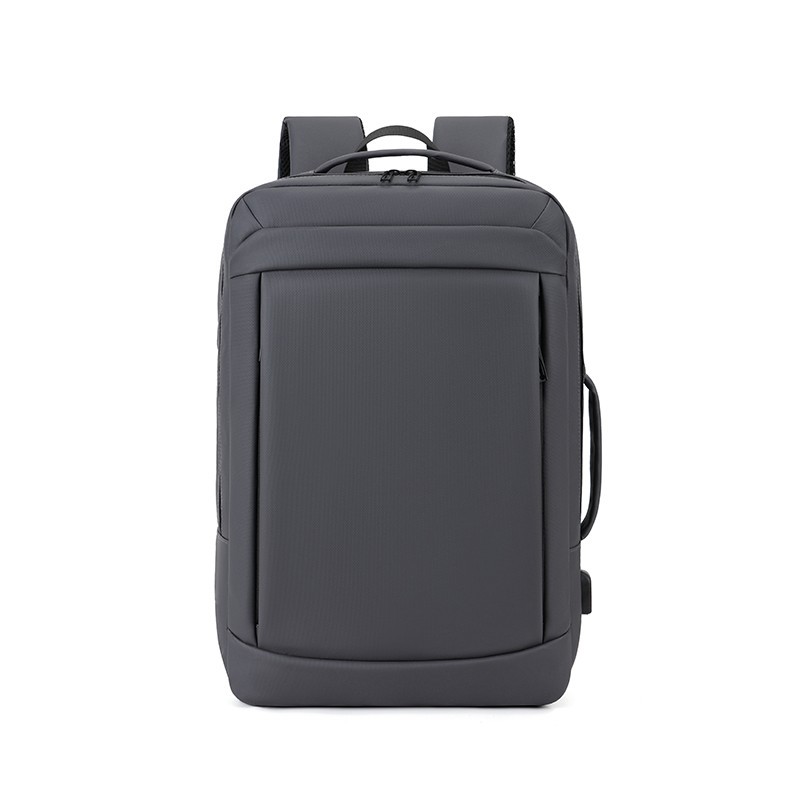 Mochila multifuncional de carga USB de gran capacidad simple versátil bolso portátil anti-derramamiento bolso de negocios resistente al desgaste