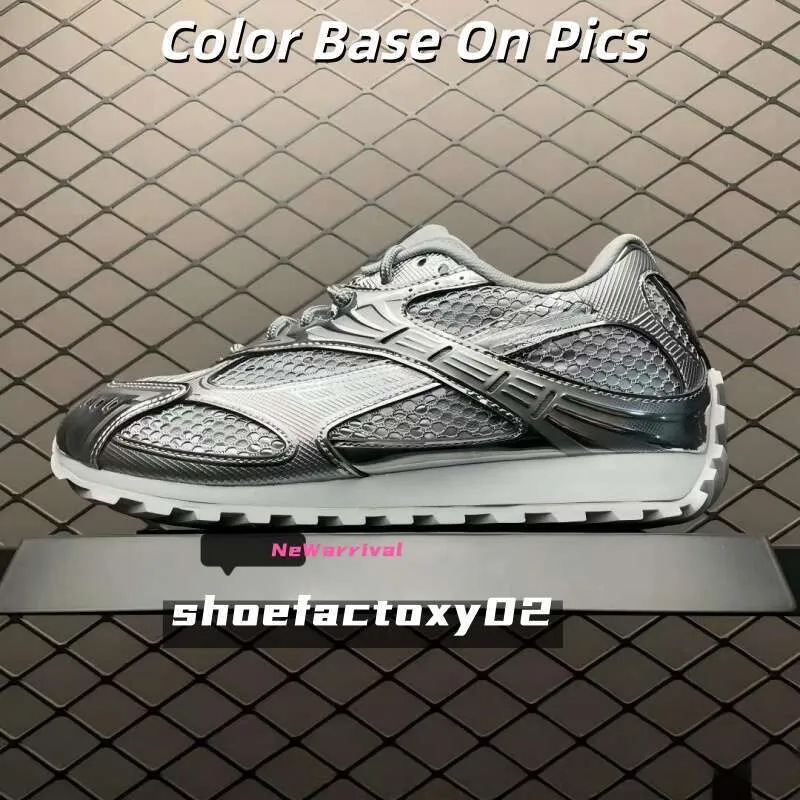 In-Stock European Version 2026 New Model Mesh Color-Blocking High-Quality Genuine Leather Classic Versatile Thick-Soled_vogvips.com