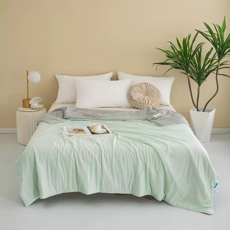 A类凉感丝冰淇淋夏凉被凉感瓜瓜夏被空调被可机洗夏天单双人薄被