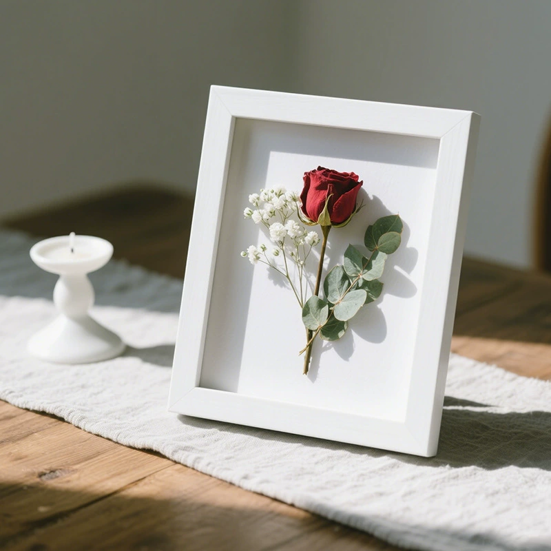 Рамка для фотографий с полыми сухоцветами, материал «сделай сам», стол, вечный цветок, стерео, сохранение, подарок ручной работы, рамка для фотографий с цветами, рамка для фотографий ins