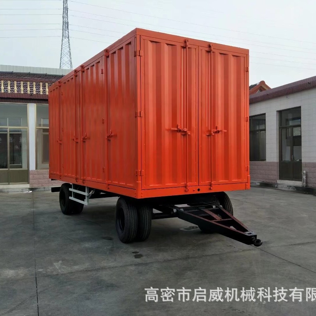 厂家供应   10吨集装箱拖车   全挂式箱式拖车   量大从优