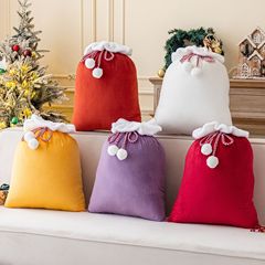 新しい国境を越えたクリスマスプレゼント袋欧米の新年プレゼント袋サンタcack DIYベルベットバッグ