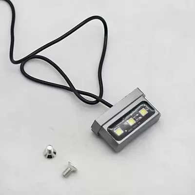 waterproof aluminum alloy small tail light | Nömrə qabı - sign-rack-light-titanium-color