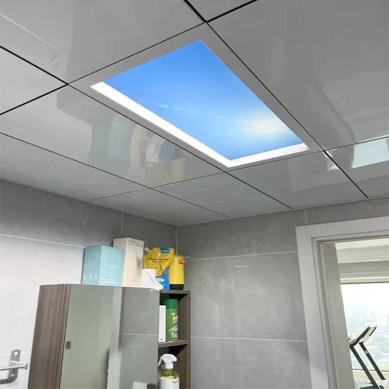 Ultra-Thin Third-Generation Clear Sky Lamp Natural Light Imitation Sun Kitchen Sky Lamp Intelligent Clear Ceiling Lamp Blue Sky Blue Sky Ultra-Thin Third-Generation Clear Sky Lamp Natural Light Imitation Sun Kitchen Sky Lamp Intelligent Clear Ceiling Lamp Blue Sky Blue Sky