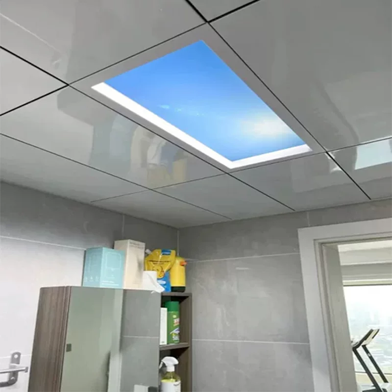 Ultra thin smart ceiling lighting solar-powered, ceiling light, natural light