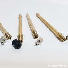 平衡车气门嘴延长杆滑板车独轮车真空胎纯铜充气嘴加长杆美嘴通用