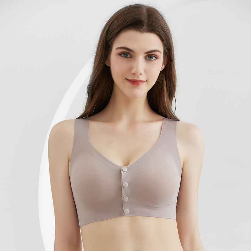 Japanese-style Nursing Bra, Four-Season Design, Plus Size, Wire-Free, for Pregnant Women—Perfect for Late Pregnancy and Breastfeeding, Large-Sized Vest-Style Bra for Women