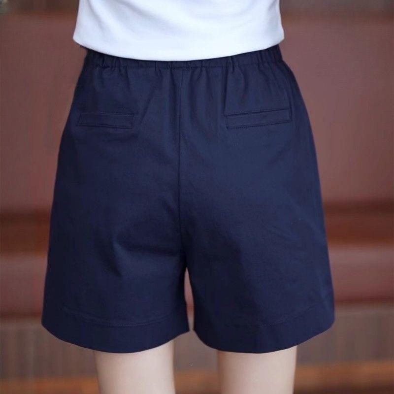 Authentic Elastic High-Waisted Casual Shorts for Women, 2026 Summer New Style, Loose A-Line Slimming Wide-Leg Pants, Thin Hot Pants Authentic Elastic High-Waisted Casual Shorts for Women, 2026 Summer New Style, Loose A-Line Slimming Wide-Leg Pants, Thin Hot Pants