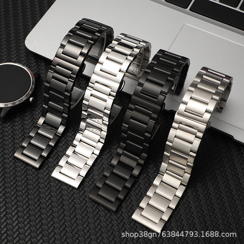 For Apple iwatchS 100000 Dense Stainless Steel Strap applewatch8 Huawei Samsung Metal Watch Strap