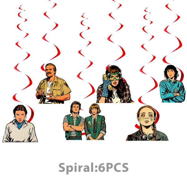 Rotating 6PCS - Strange Things