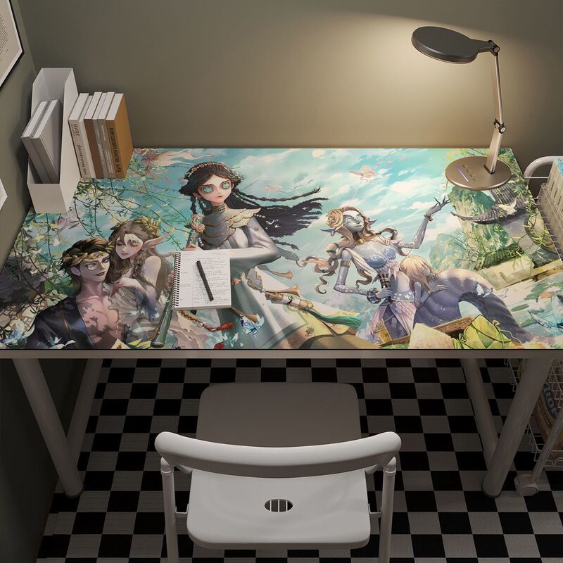 Fifth Personality Leather Table Mat E-sports Game Surrounding Red Lady Oversized Office Mat Table Mat Waterproof