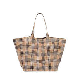 复古斜挎新款格纹橙色格子大容量时尚包高腋下颜值通勤托特单肩