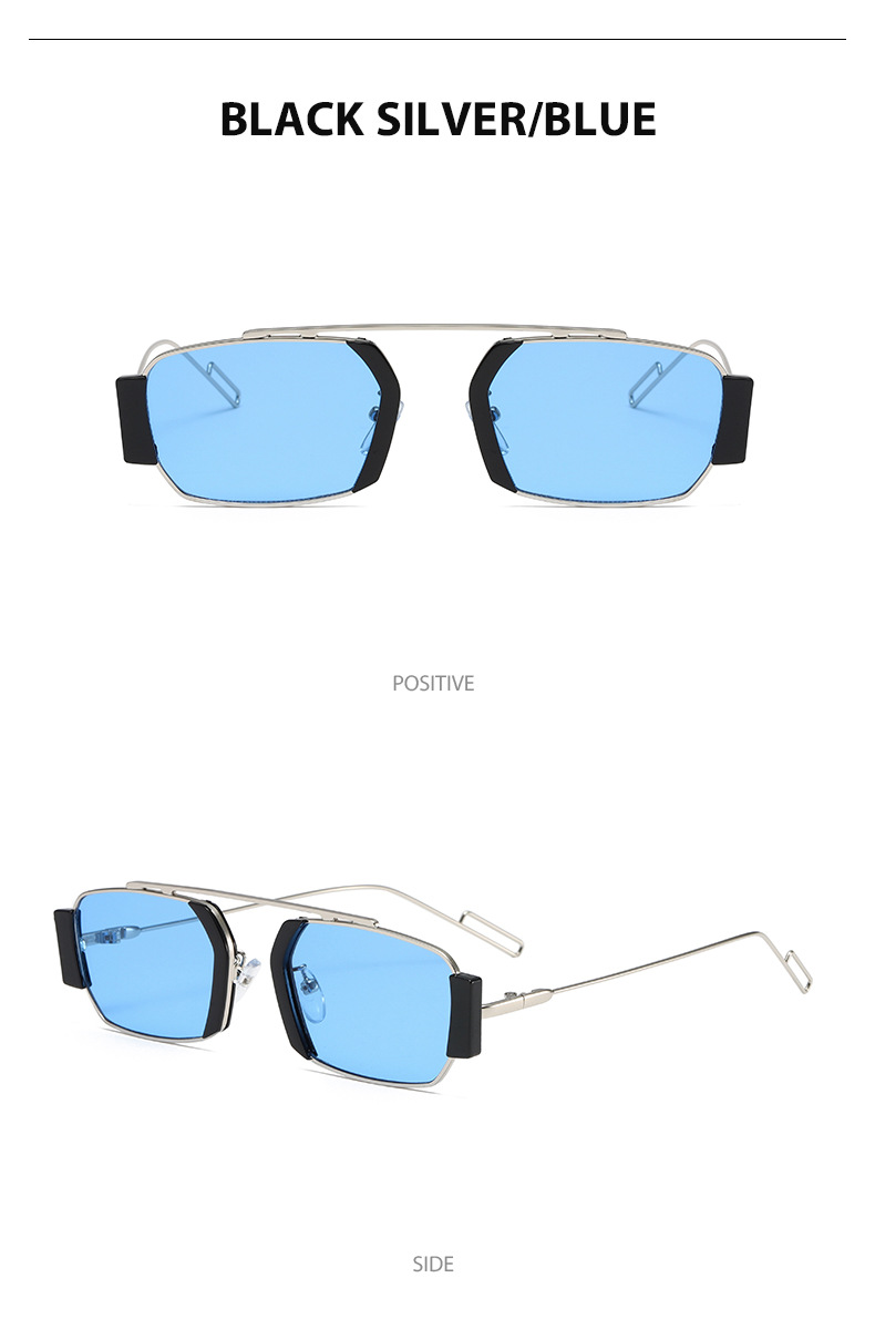 Polygon Sonnenbrille Für Damen Und Herren Steampunk Design_voghion.com