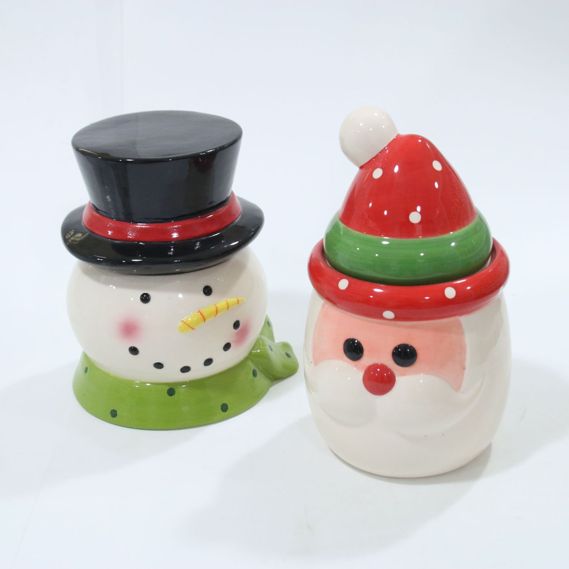 Christmas ceramic cartoon dinner plate, teapot sealed, tableware, set